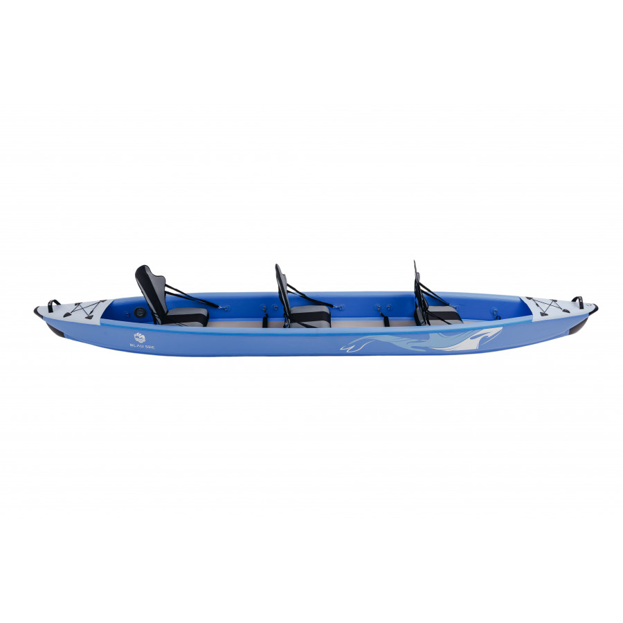 Надувной каяк трехместный Blau See Whale-3 Expedition 